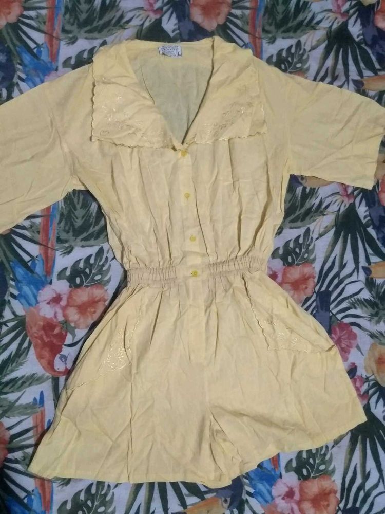 Cute Yellow Romper