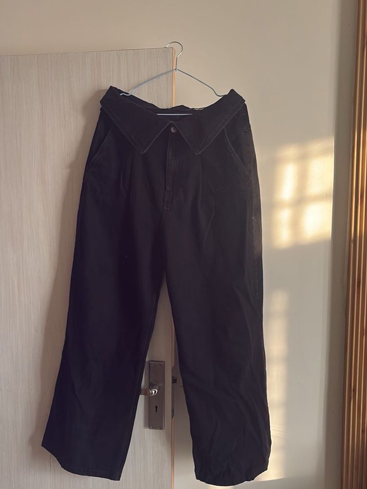 Wide Leg Black Pants