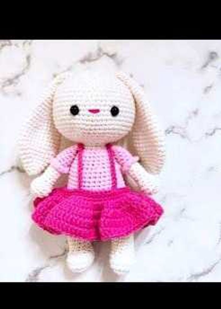 Handmade Crochet Bunny Toy