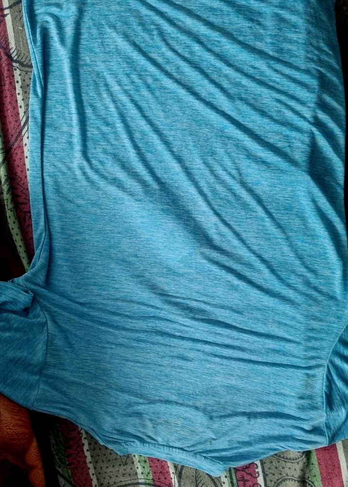 Men's Blue Athletic T-Shirt