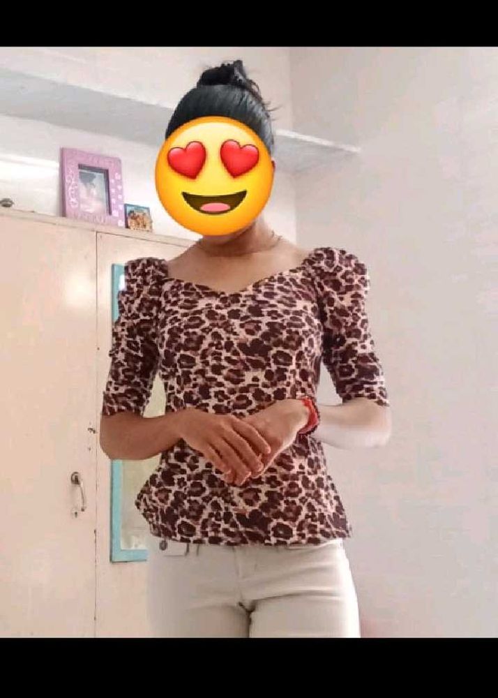 Animal Print Top