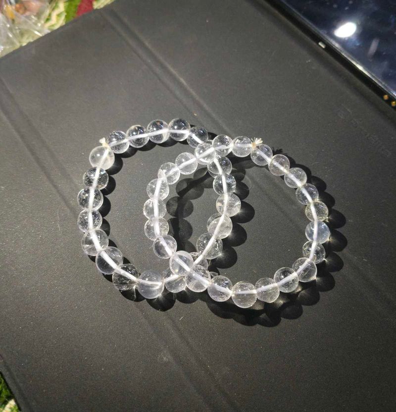 Sphatik Gemstone Crystal Bracelet