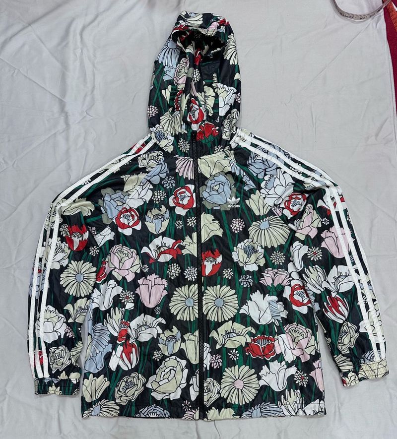 Adidas Originals Floral Windbreaker Jacket | Hoode
