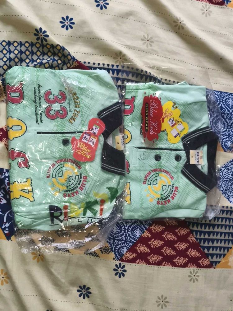 Cute Blue Keys Kids Wear Set