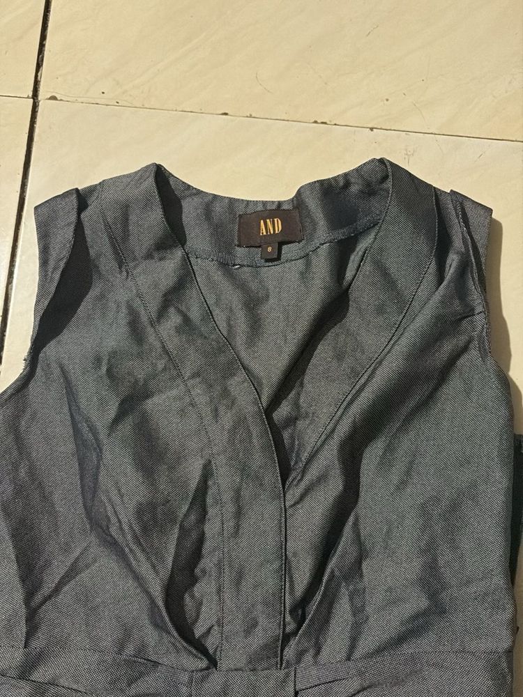 AND Paris gray Sleeveless dress