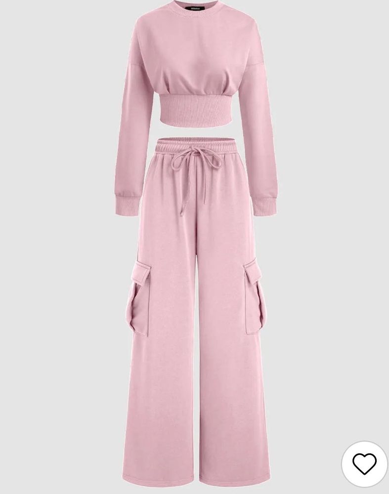 Pink Crop Co-ord set