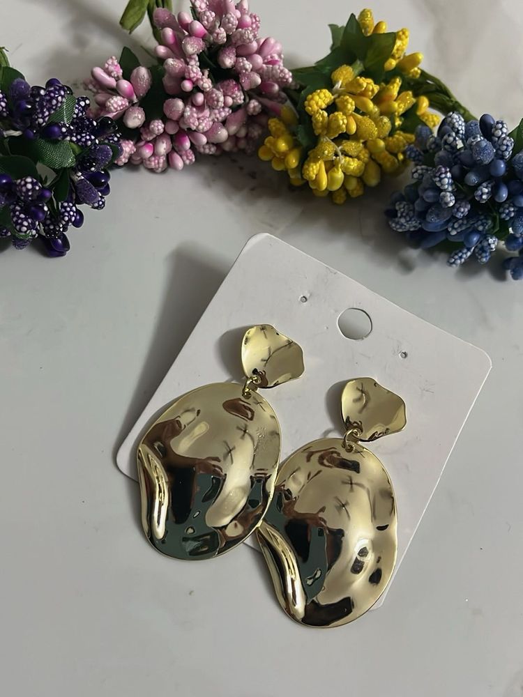 Gold Tone Dangle Earrings