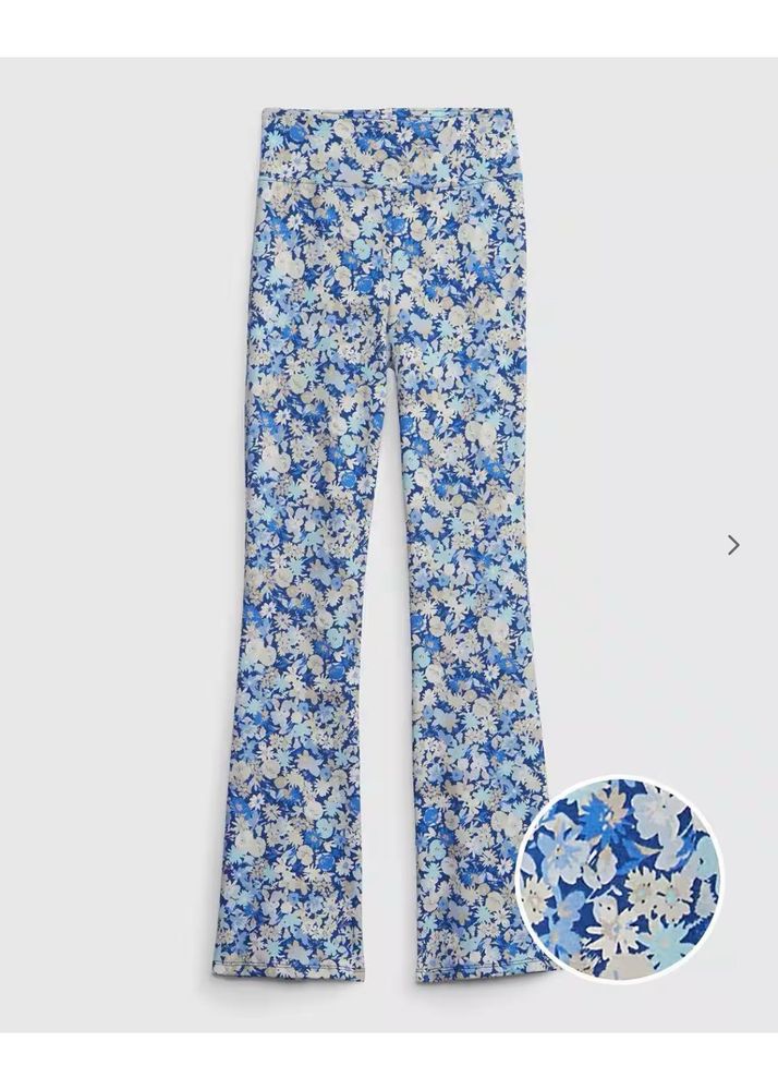 Floral Print Flared Pants
