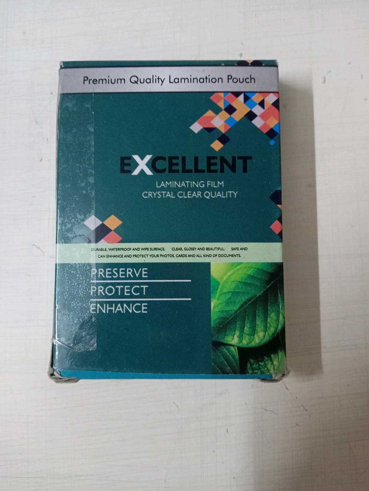 Excellent Premium Quality Lamination Pouch