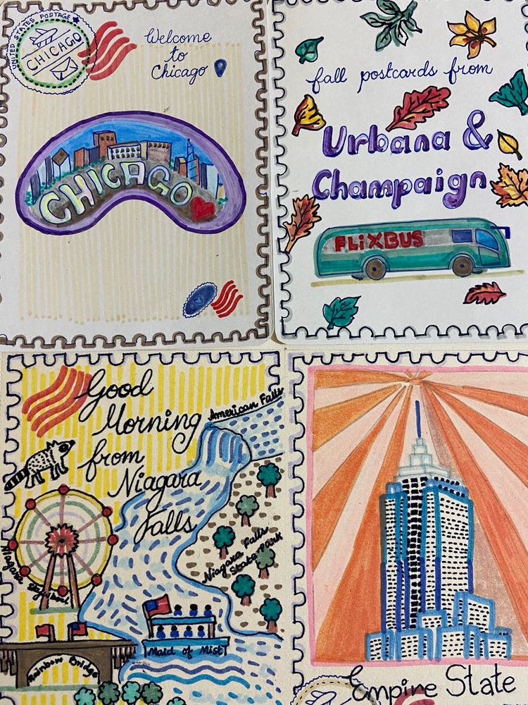 5 Brand New PostCards from US