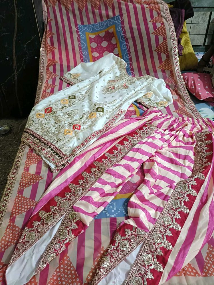 Party Wear Patiyala Suit Set