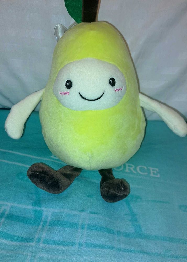 Cute Pear Plush Toy suction