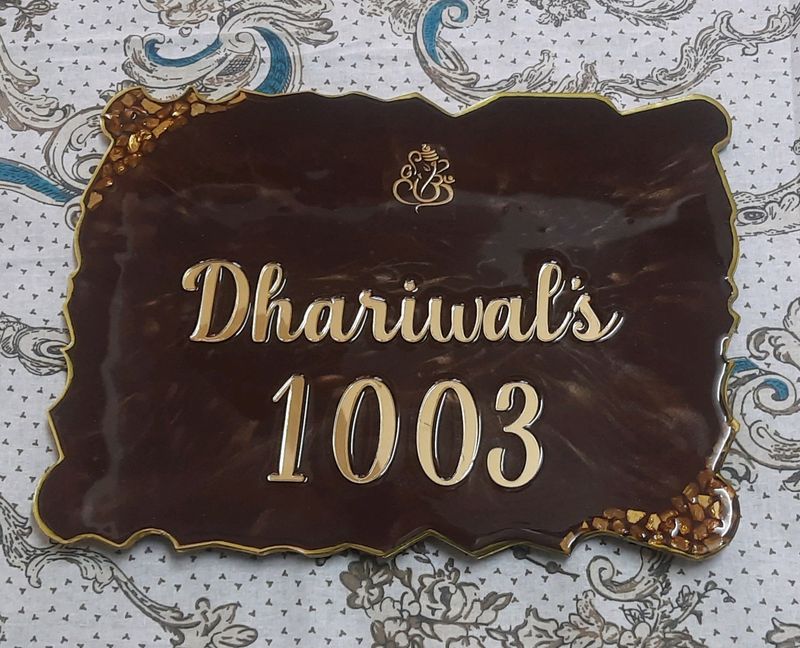 Customized Resin Nameplate