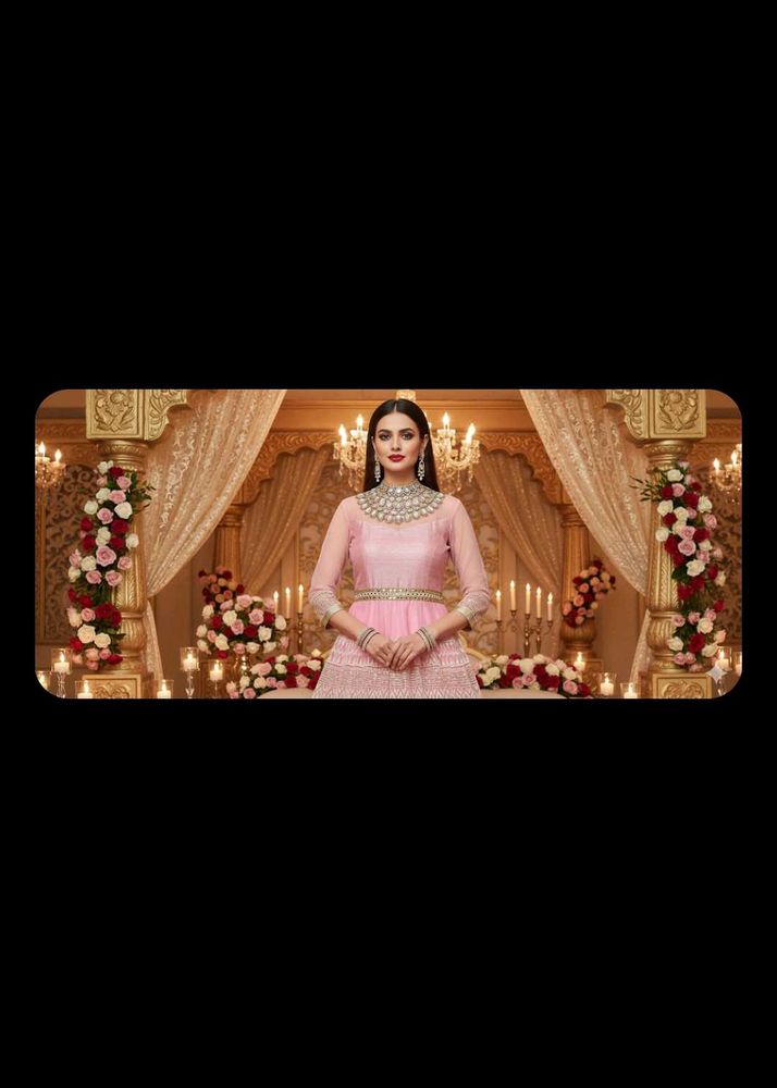 PINK WEDDING GOWN