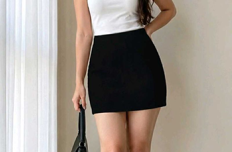 Classic Black Mini Skirt