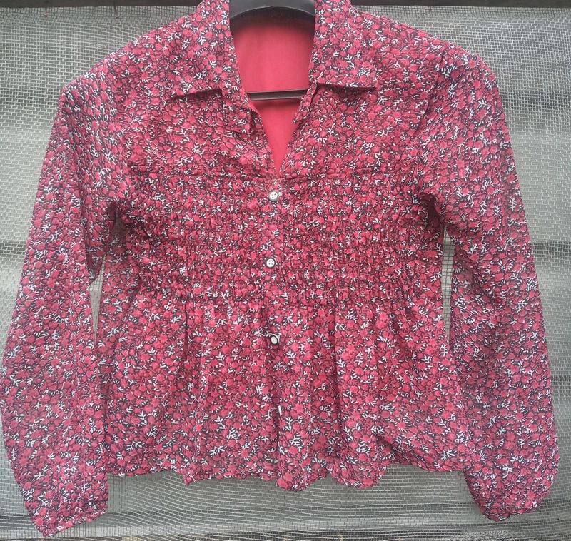 Cute Frock Style Crop Top