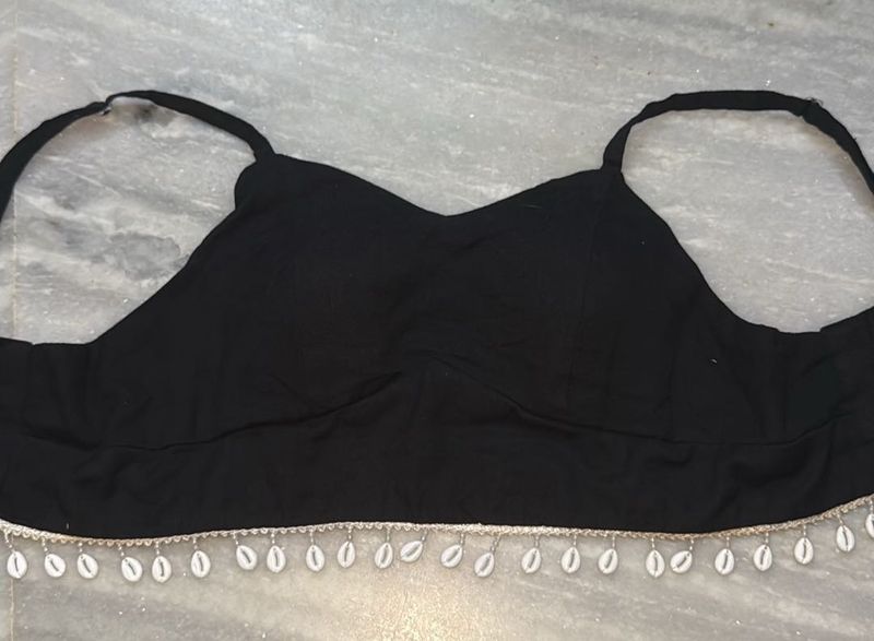 Backless Black Blouse for navratri