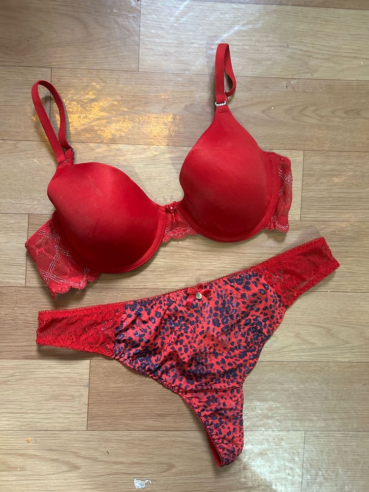 Red Lace Bra