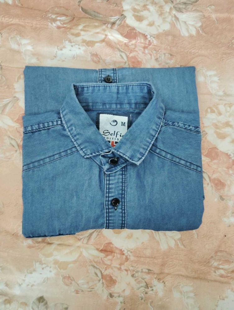 Blue Denim Shirt