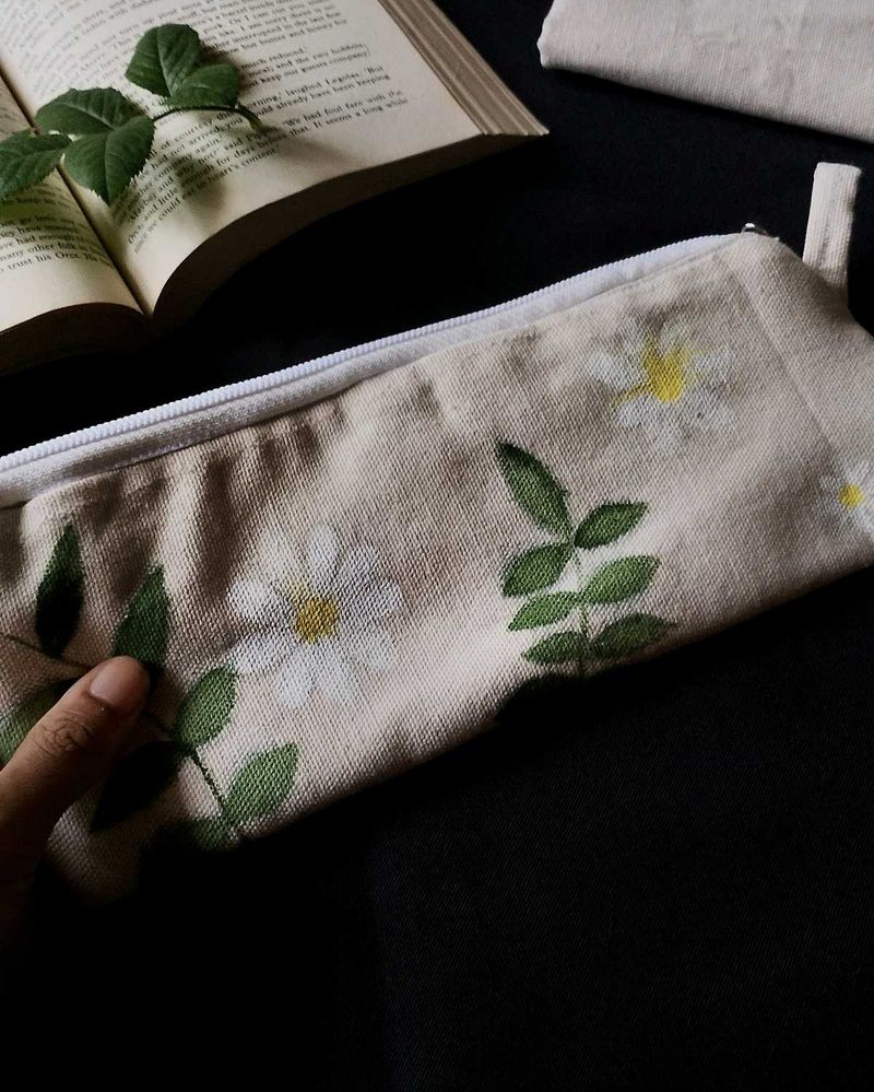 Handmade Foral Pouch