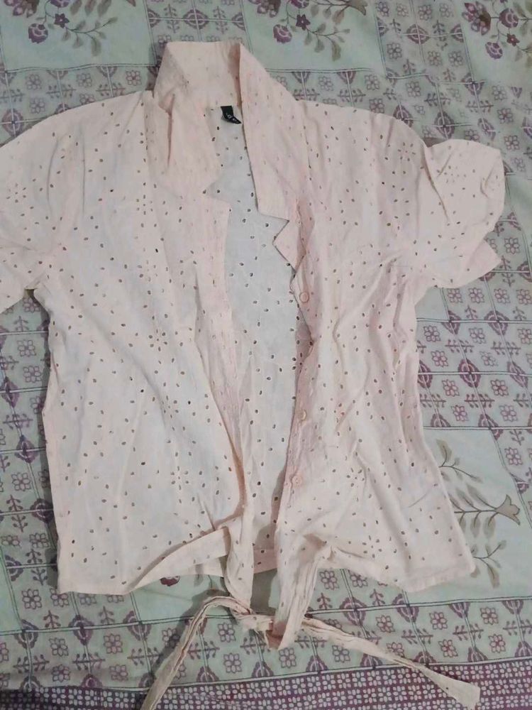 Rio knot tie up shirt small