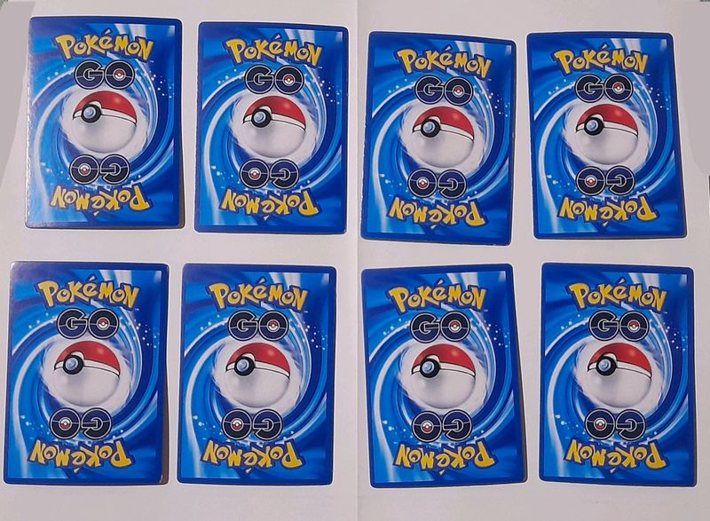 Pack Of 8 Pokemon Go Cards