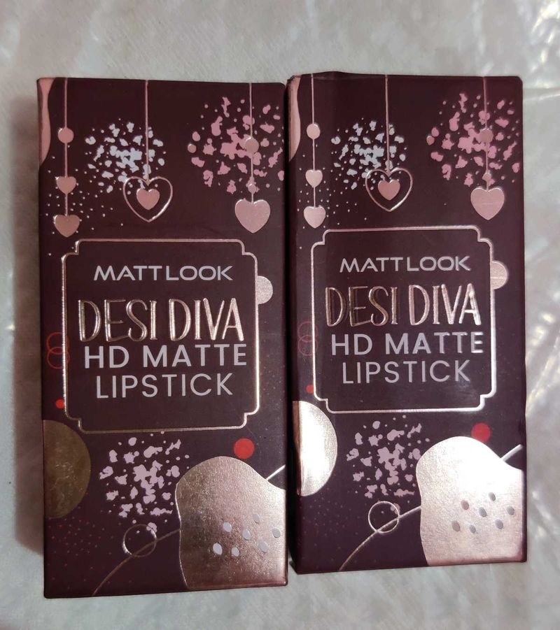 Matt Look Desi Diva HD Matte Lipstick