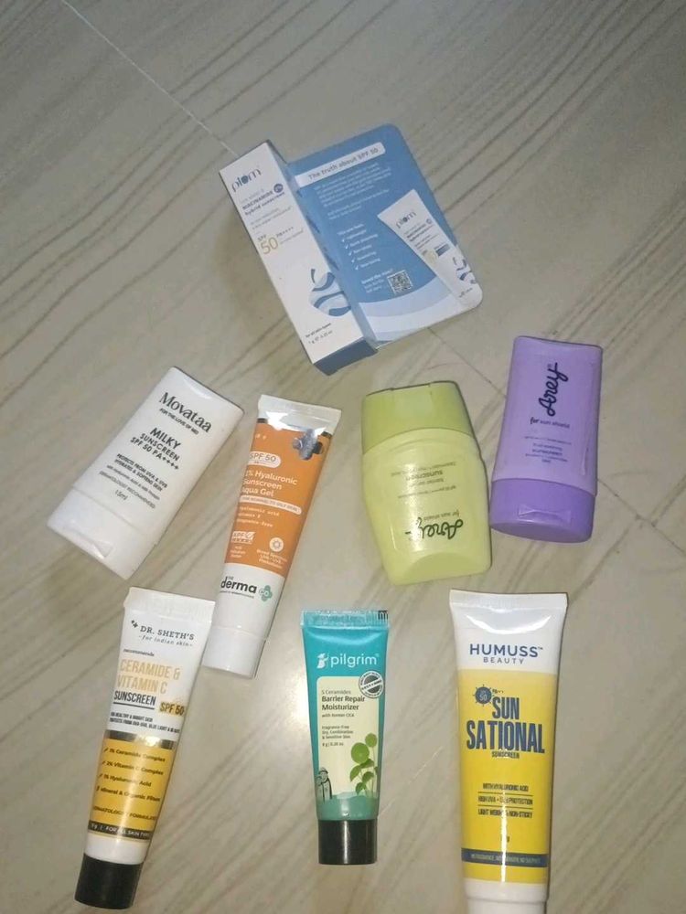 Assorted Sunscreen &amp; Moisturizer Lot