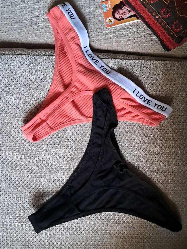 Women's Pack of 3 Thong Panties