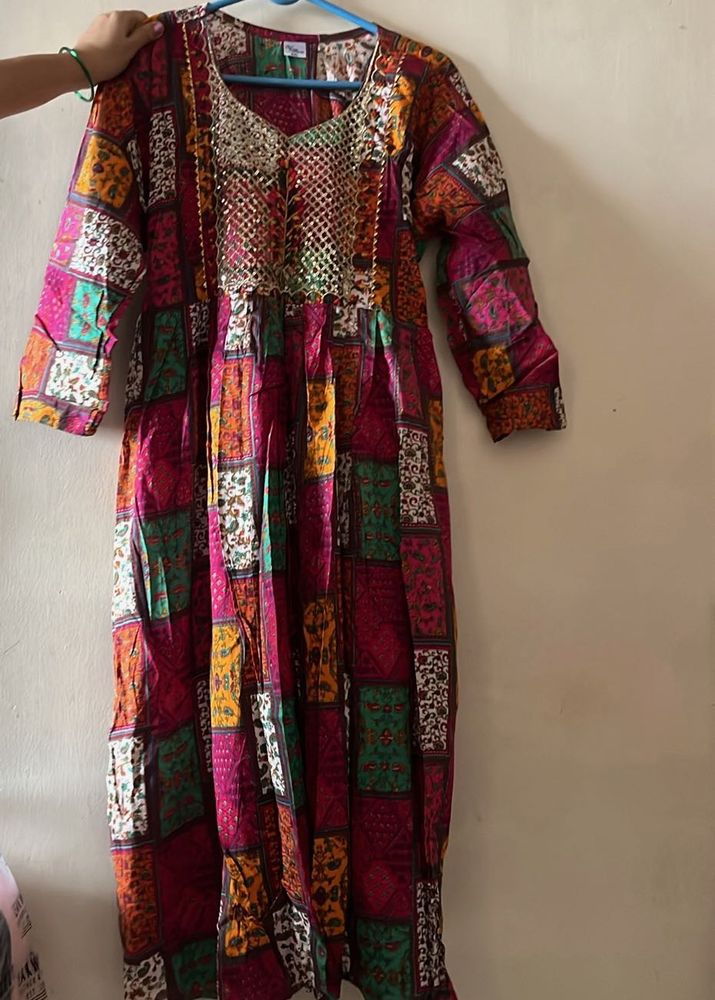Multicolour Long Kurta