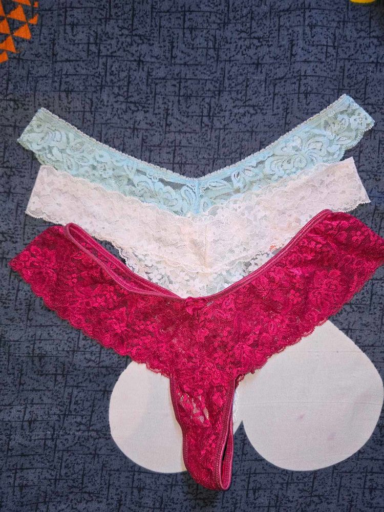 Lace Thong combo - Set of 3