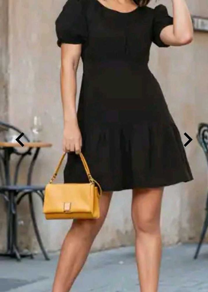 Classic Black Midi Dress