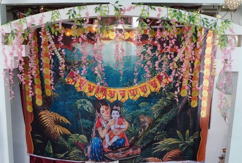 Annaprashan backdrop And Decor