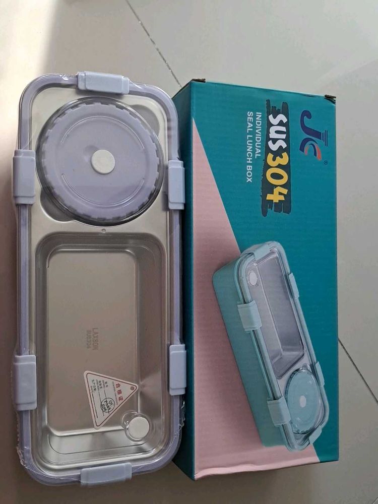 New Seal Pack Stainless Steel Lunch Box