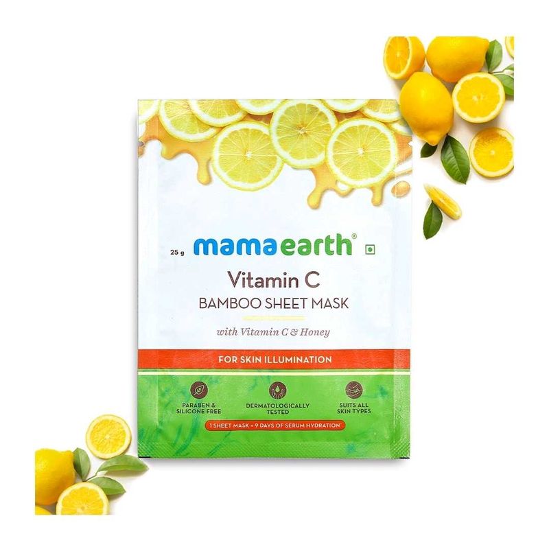 Mamaearth Bamboo Sheet Mask Pack Of 5