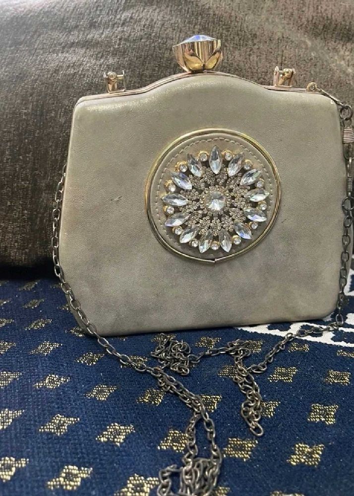 Sparkling Embellished Evening Clutch