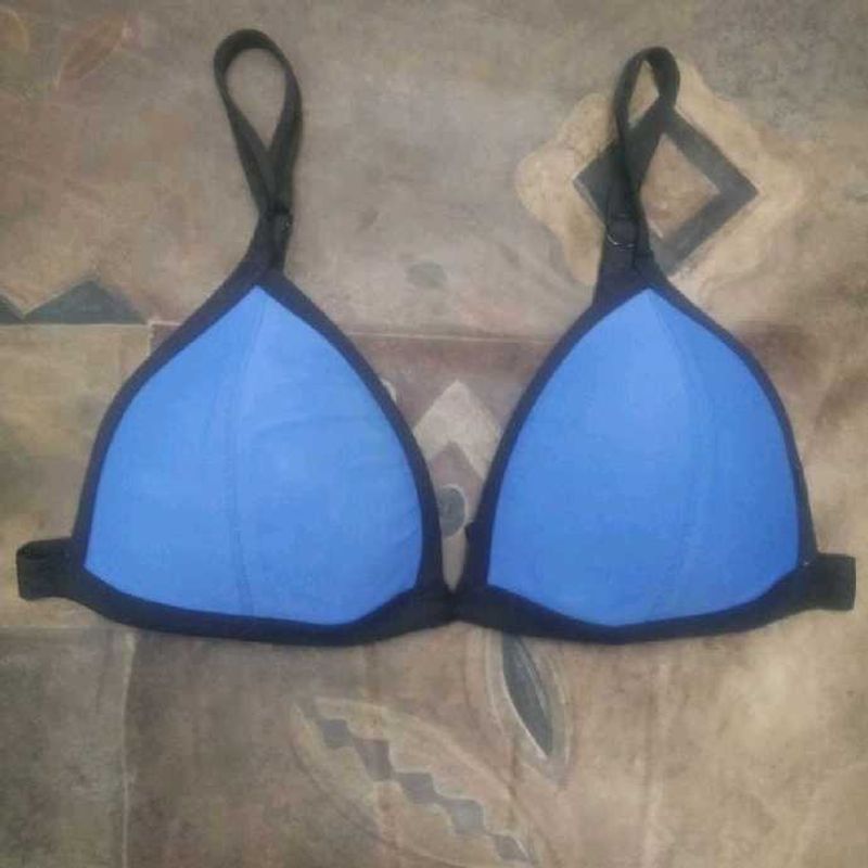 Blue Bikini Top