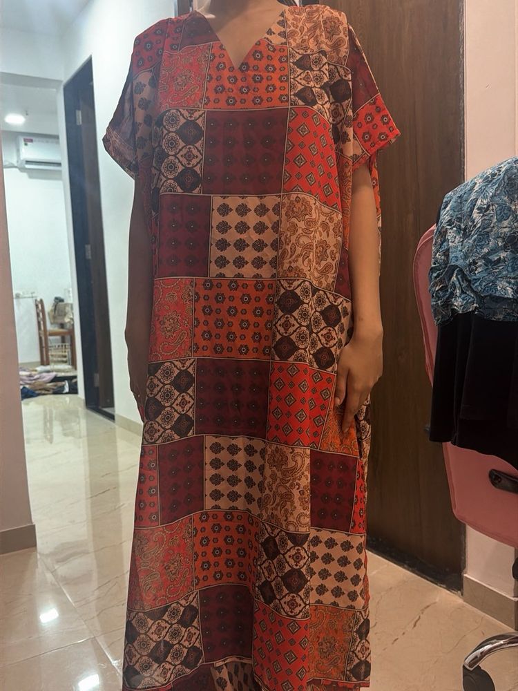 Boho Patchwork Nightdress