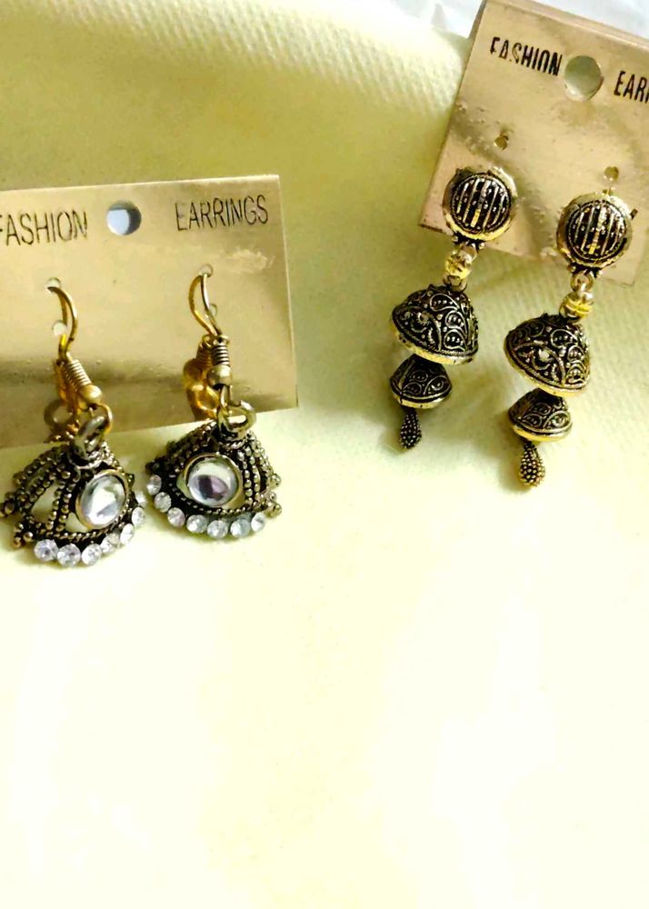 combo of 2 new vintage jhumki