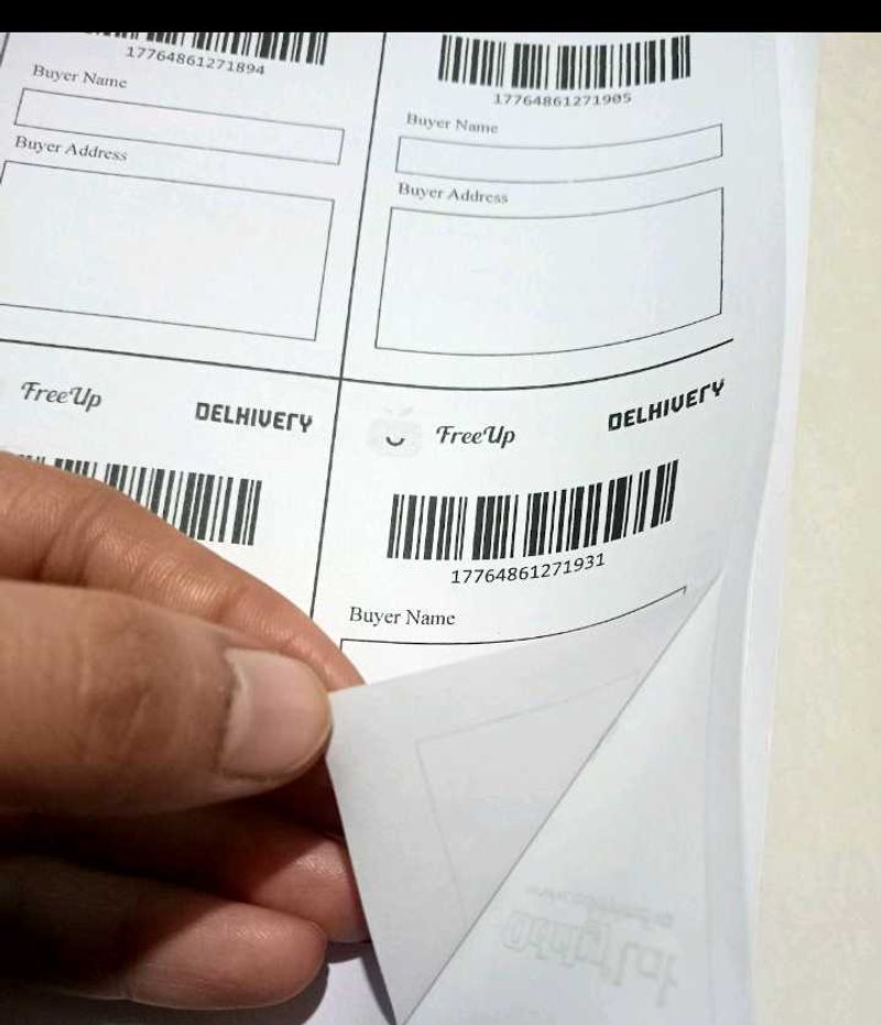 56 Sticky Shipping Labels