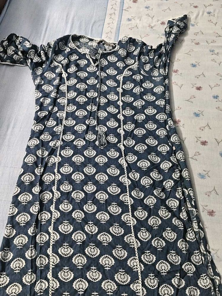 Stylish Printed Kurta for Women pure cotton 100%