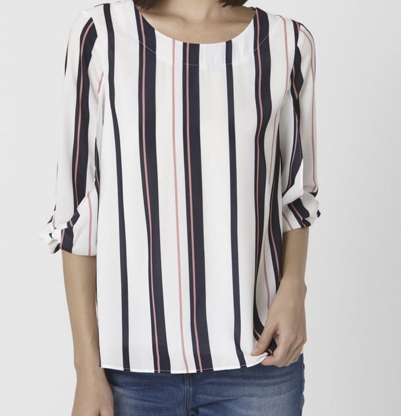 Vero Moda - Striped Blouse Chic &amp; Versatile