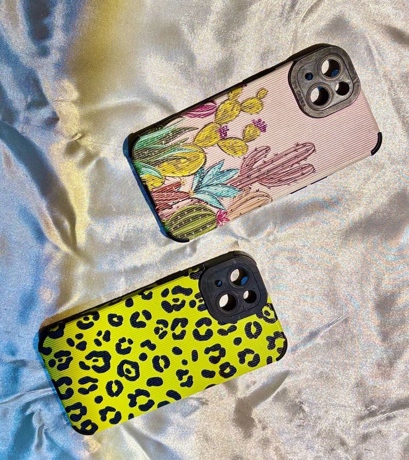 Cute Cactus &amp; Leopard Print iPhone Cases