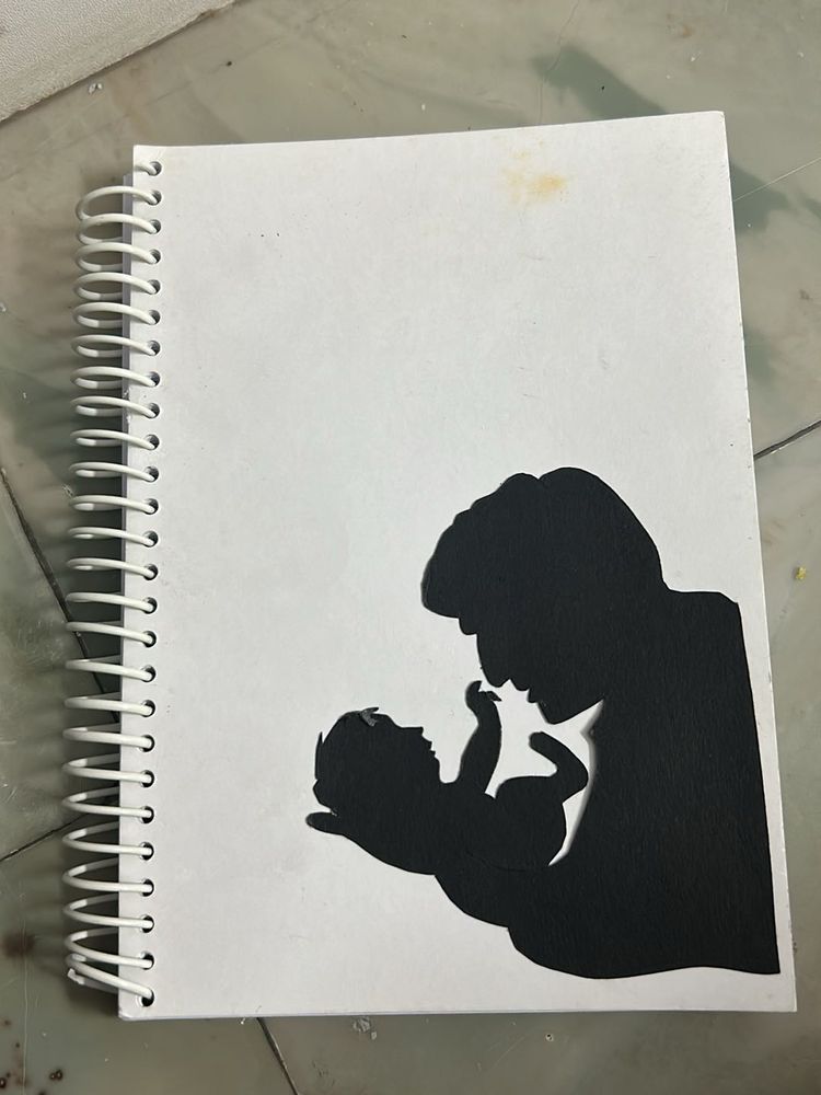 Father and Baby Sketch Notebook