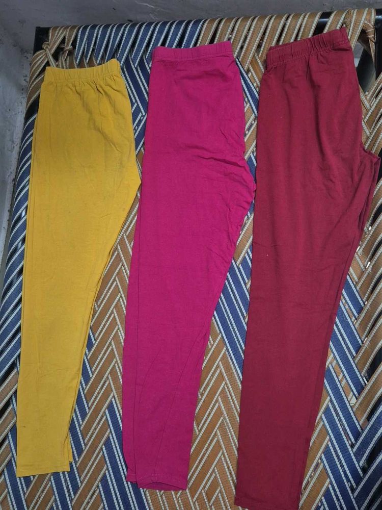 3 Colorful Leggings Set