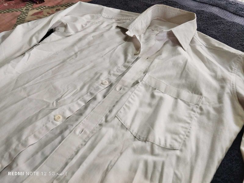 Men's Classic Button-Down WHITE SHIRT/SCHOOL SHIRT