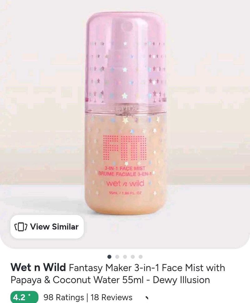 Wet &amp; Wild fantasy maker face mist