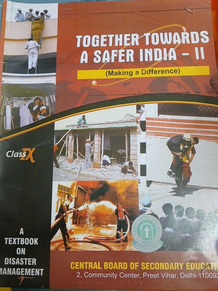 Together Towards a Safer India Textbook