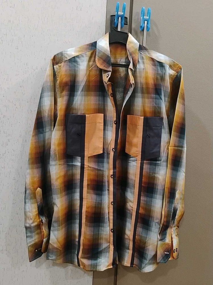 Checked Pattern Shirt