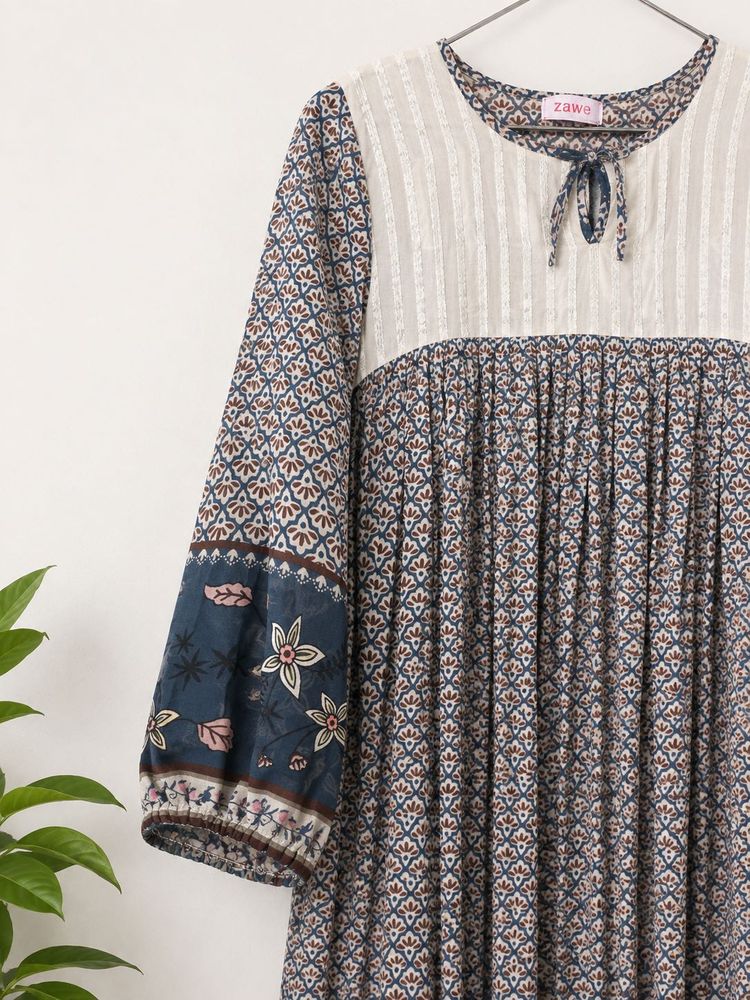 Bohemian Floral Print Kurta